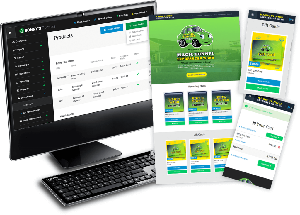 Car Wash Controls & POS Systems Sonny's CarWash Services